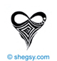 diseño de tatuaje infinite love - amor infinito