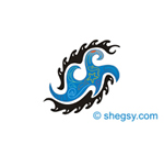 diseño de tatuaje surf equilibrio